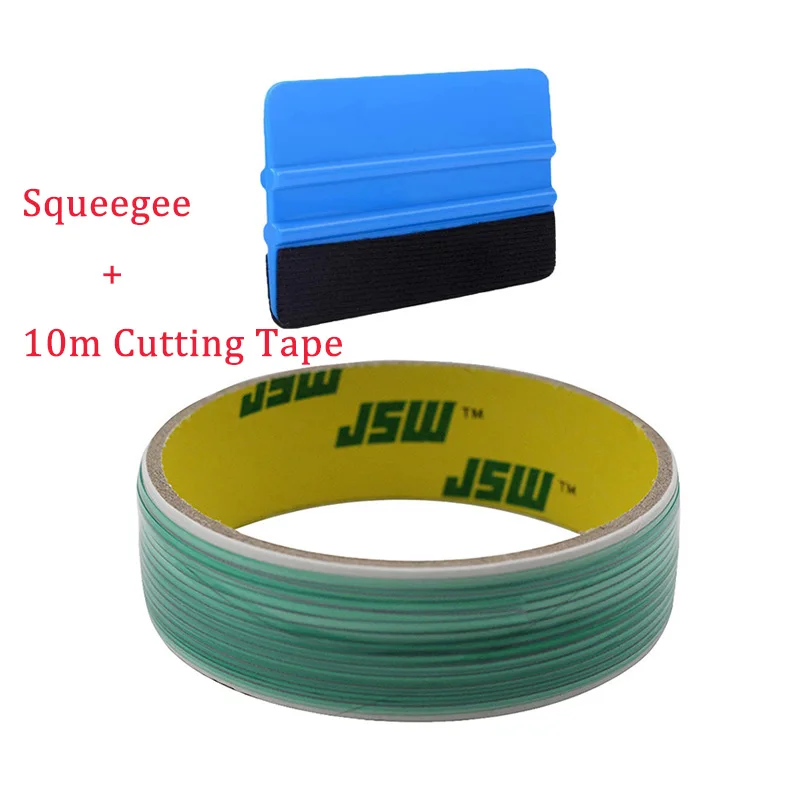 

5/10 м виниловая оберточная режущая лента со скребком автомобильные наклейки клейкая лента для отделения краев линия пленочная оберточная лента инструмент для автостайлинга
