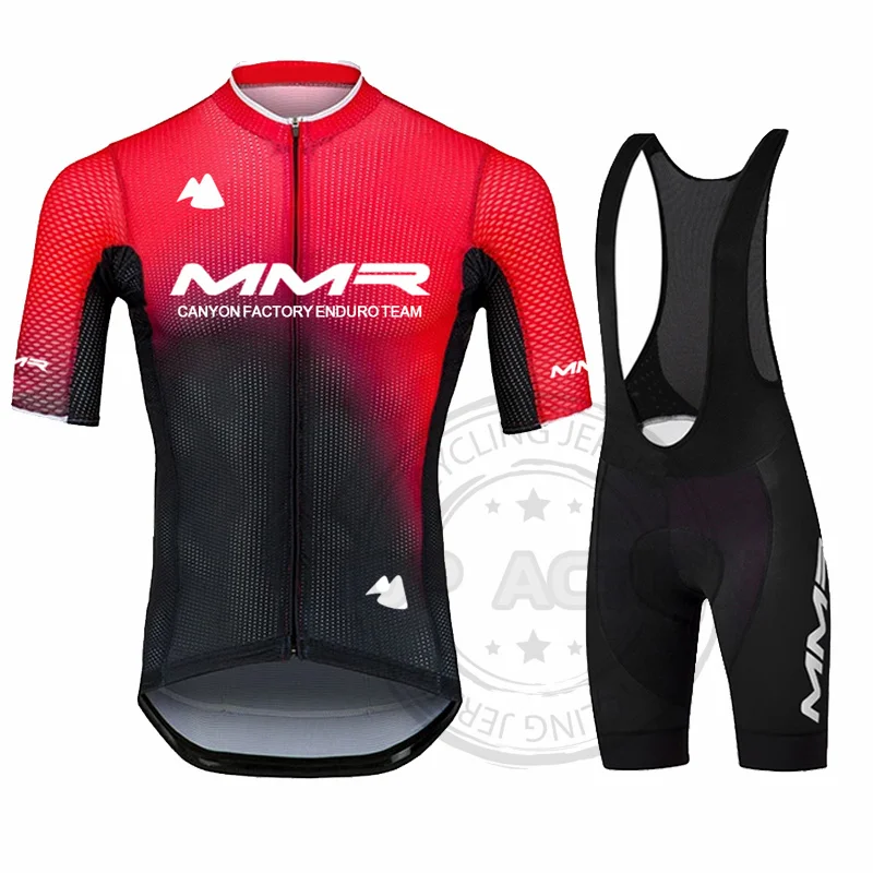 

new 2022 MMR Cycling Set Man Cycling Jersey Short Sleeve Bicycle Cycling Clothing Kit Mtb Bike Wear Triathlon Maillot Ciclismo