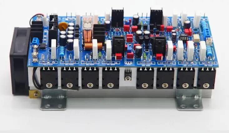 

Плата усилителя мощности V162 BTL/600 Вт * 2 hifi аудио двухканальный профессиональный сценический сигнал TTC5200/ttaeas отношение шума: дБ