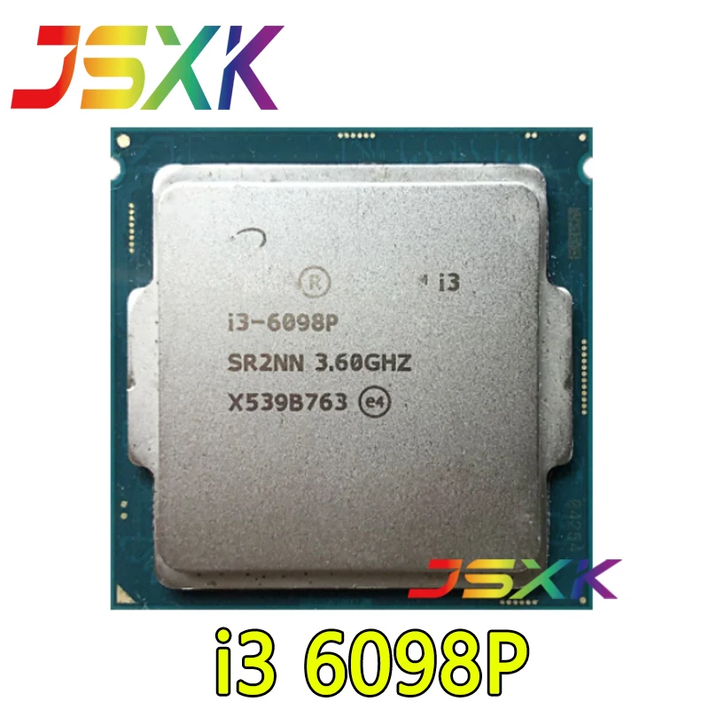 

FOR Intel core i3-6098P i3 6098p 3.6 ghz usado duplo-núcleo quad-thread 54w processador cpu lga 1151