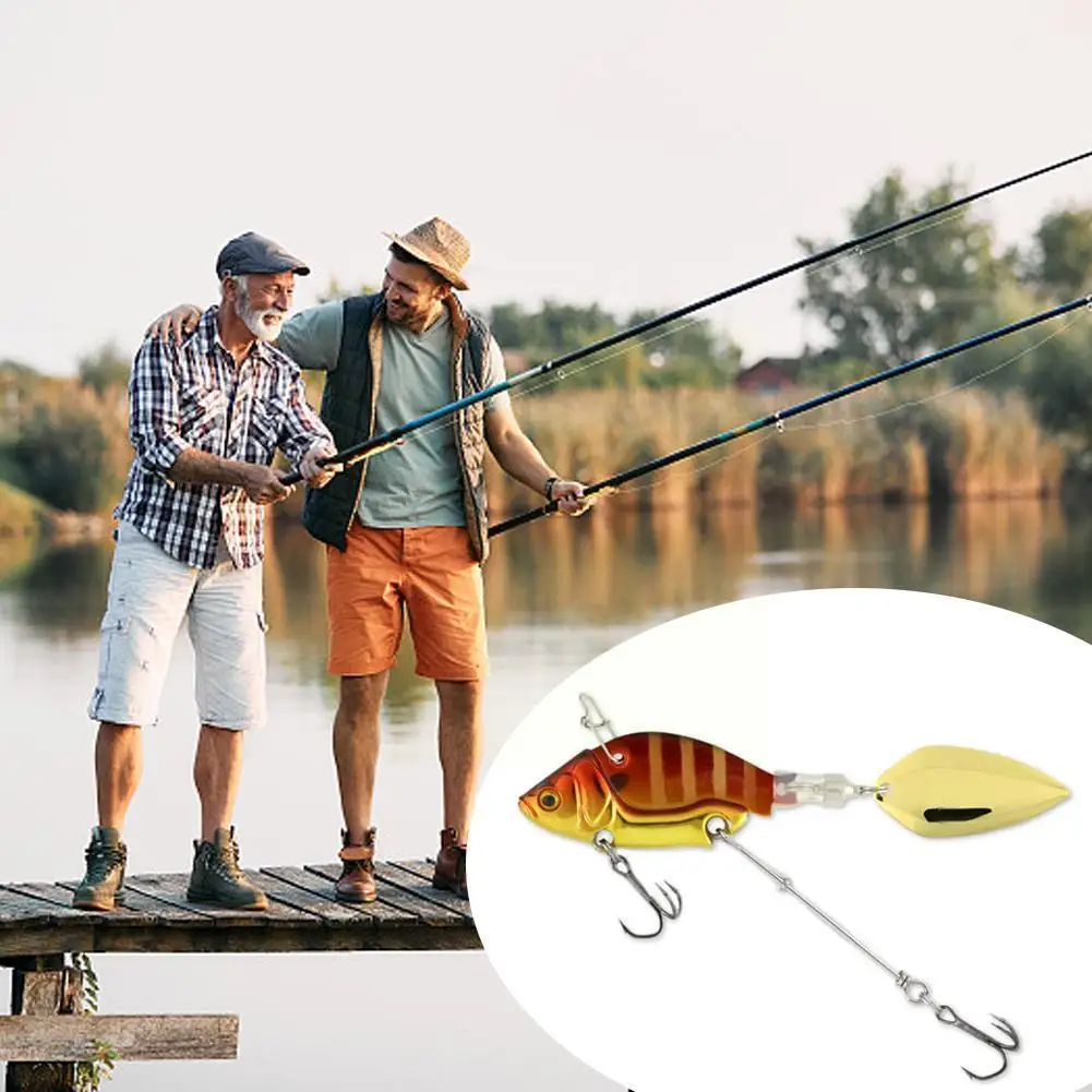 

VIB Fishing Lure Sinking Metal VIB Vibrating Lure For Catching Bass Other Fish Outdoor Fishing Accessories B5S8