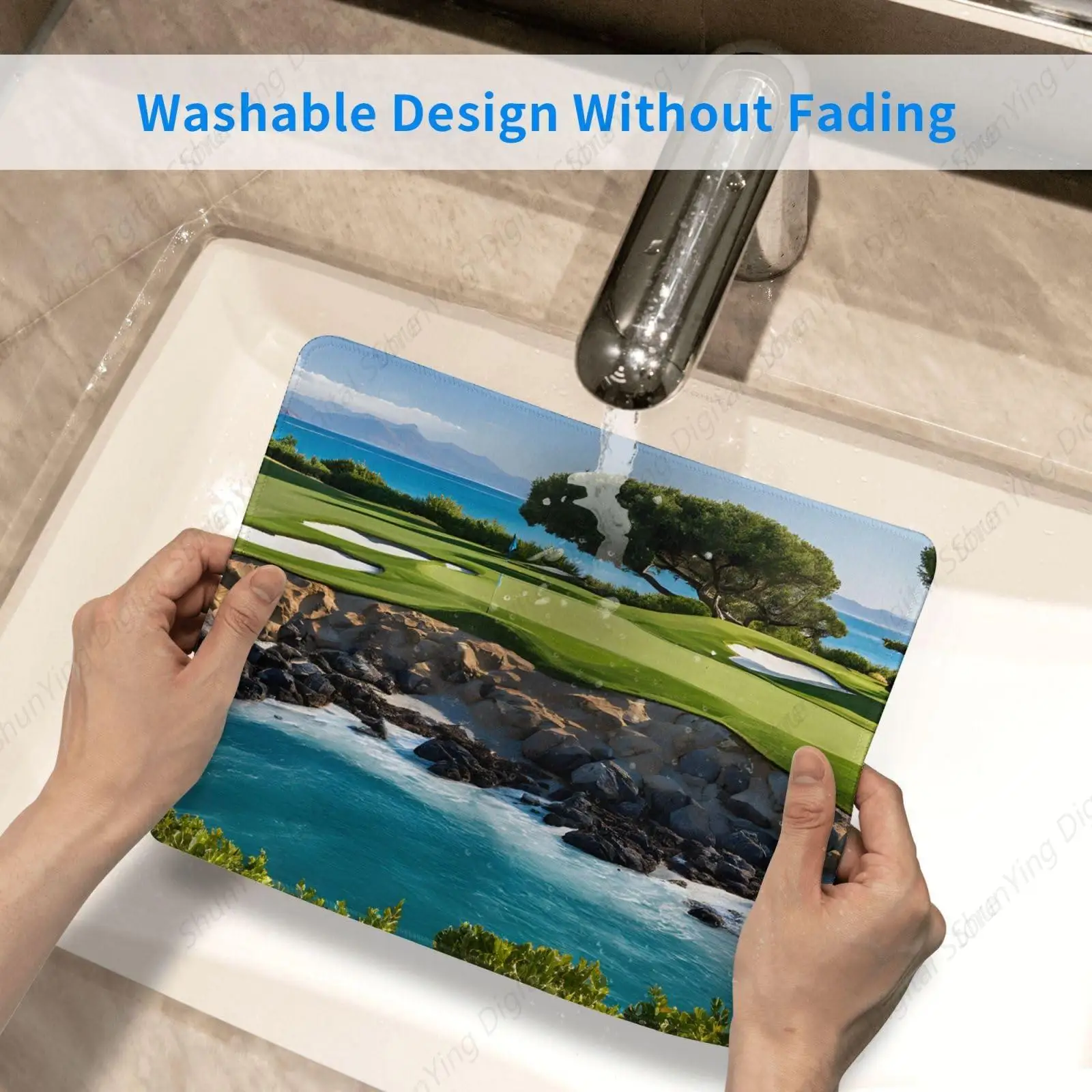 Нескользящий коврик для мыши с резиновой основой ноутбука и ПК офисный домашний