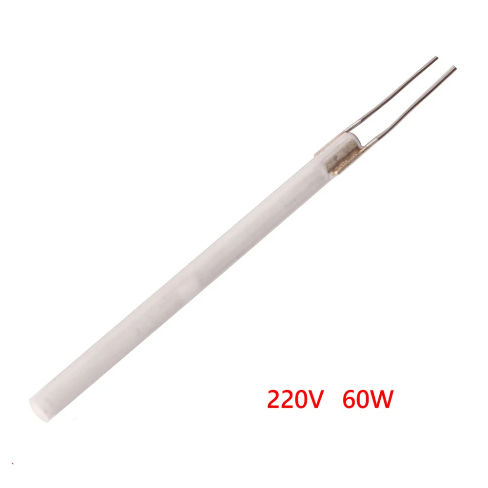 

60x3.8mm 60/80/100W 220V Electric Ceramic Soldering Iron Core Adjustable Constant Temperature Heating Type Heater