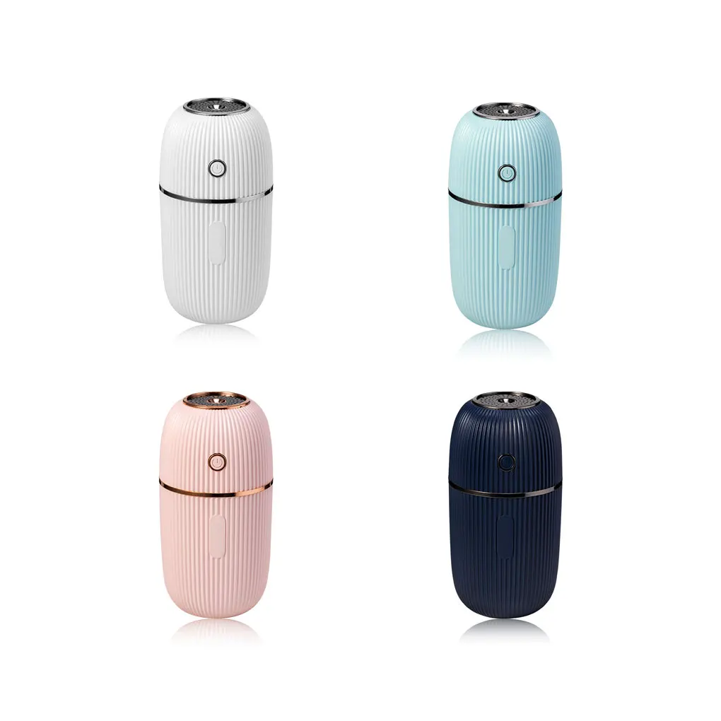 

Humidifier 300ml LED USB Adjustable Continuous/Intermittent Air Diffuser Bedroom Dry Skin Mist Maker Dark Blue
