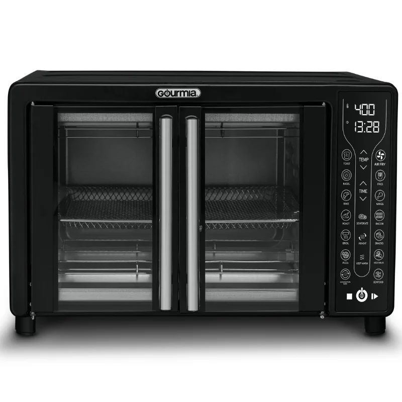 Toaster Oven, Black Freidora De Aire  Air Fryer