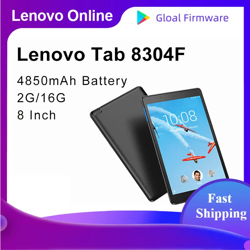 Lenovo Smart Tablet E8 TB 8304F 8-Inch 3G RAM 32G ROM Octa Core WiFi Version 4850mAh 5.0MP 10-point Multi-touch