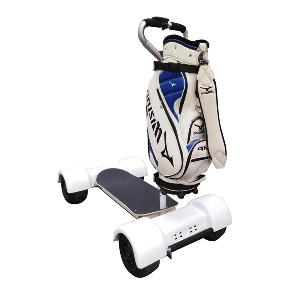 Легко складываемый четырехколесный электрический самокат для гольфа 4-колесный