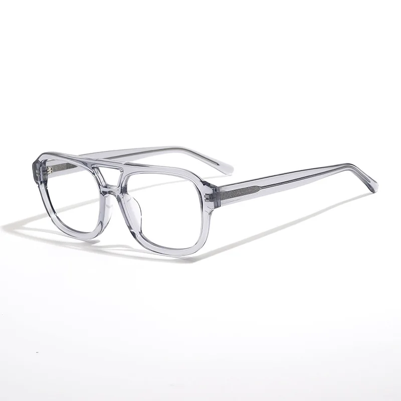 Высококачественные ацетатные модные очки-авиаторы с оправой для мужчин