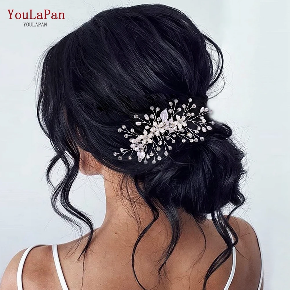 YouLaPan Свадебные модные аксессуары красота конкурс для волос Алмазный Сплав парик