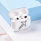 Чехол для AirPods Pro 1 2 3, прозрачный чехол для наушников с милой картой, чехол для Airpods 3 Pro Air pods 3 2 1, чехол с зарядным боксом