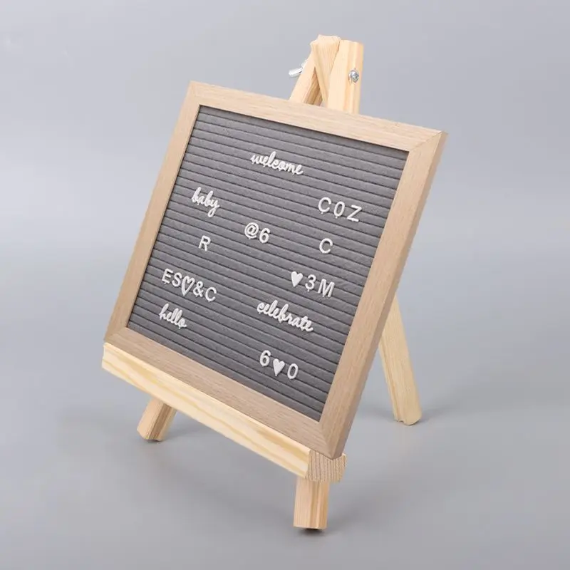 

Desktop Easel Foldable Display Stand Wooden Tripod Easel Small Size for Painting Wedding Photos Small Signs Artworks QXNF