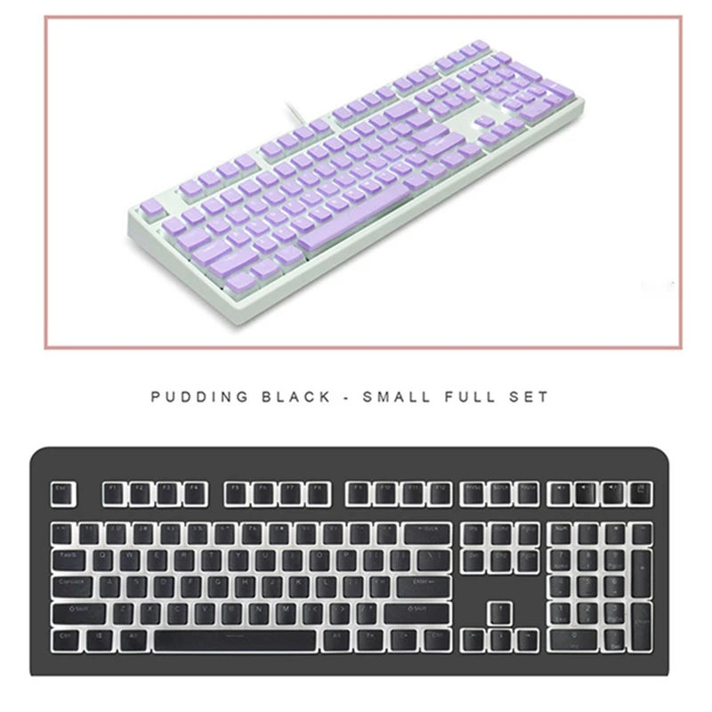 Механическая клавиатура Pudding Keyboard Hat Box с прозрачными колпачками PBT Double Skin Milk (белые) - A69M (art.: 3920dad615fd5) - 3920dad615fd5