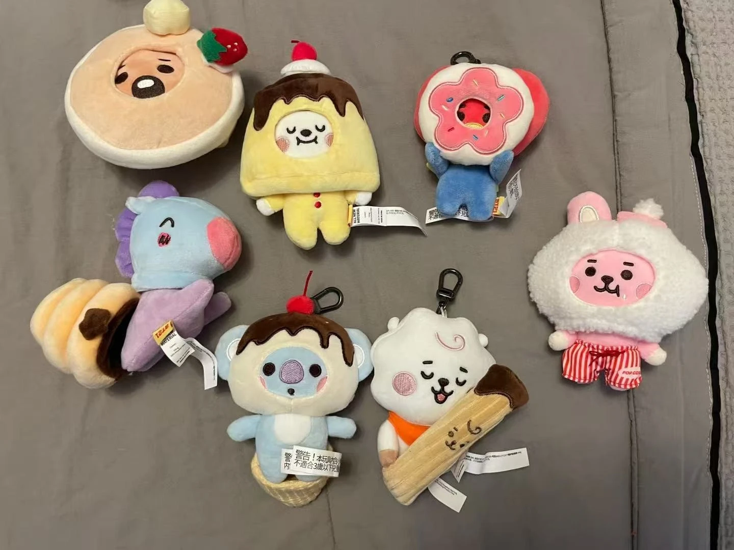 Фото BT21 KOYA SHOOKY MANG RJ COOKY CHIMMY: Милые и популярные модные куклы-животные в костюмах, подарок в виде десертного торта №3