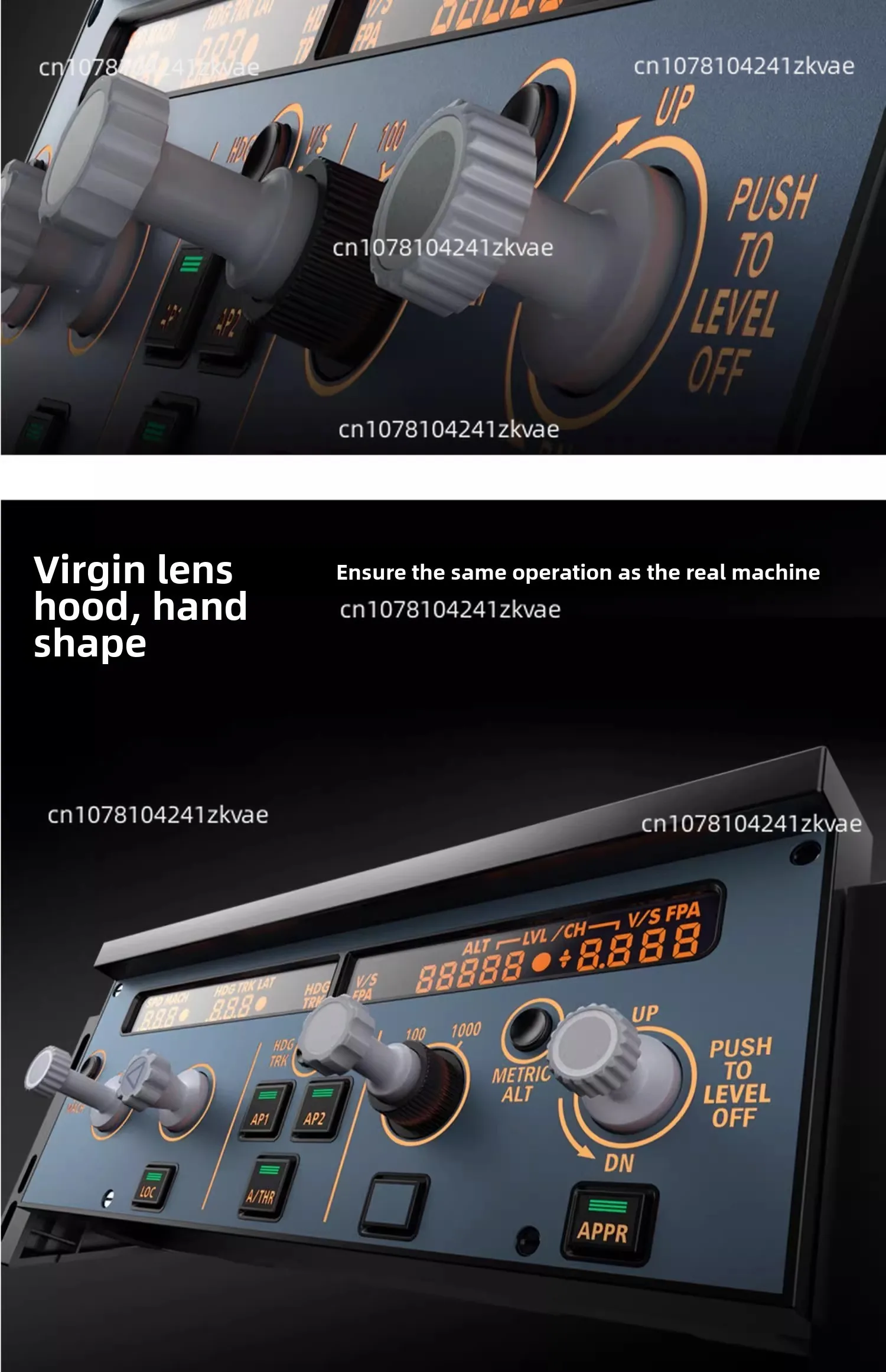 Полноразмерная панель управления A320 FCU с высокой имитацией X-Plane Msfs2020