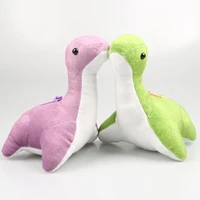 plush loch ness monster doll toy super soft pp cotton plush stuffed animals with zipper baby cute toys kids gifts