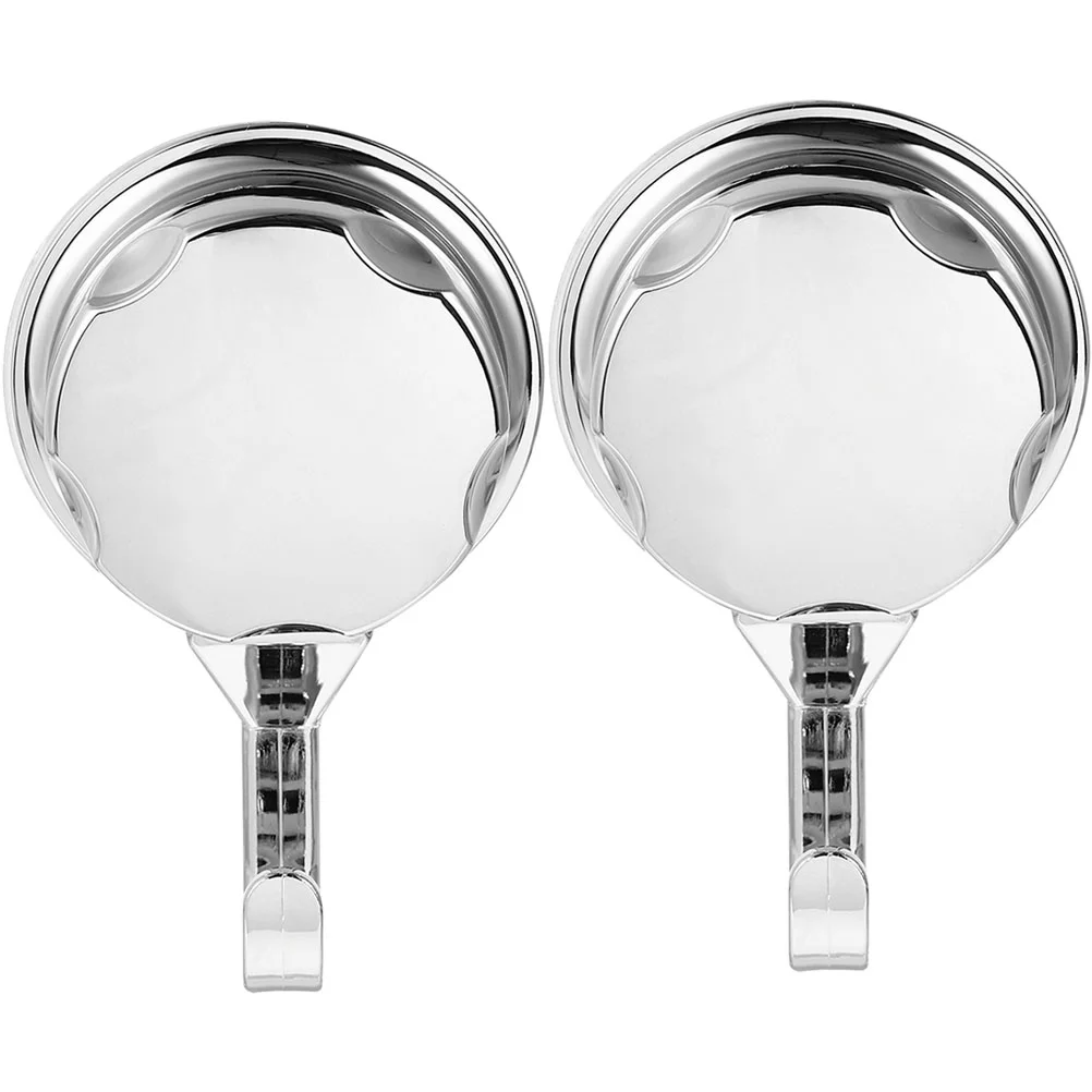 

2 Pcs Strong Suction Cup Hook Bathroom Hanger Towel Heavy Duty Hooks Abs Glass Window Hanging