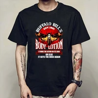 2022 new arrived mens womens fashion short sleeve gothic horror buffalo bills body lotion the silence of the lambs t shirt