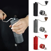 kitchen tool spice coffee accessories manual coffee grinder coffee bean mill stainless steel burr adjustable setting