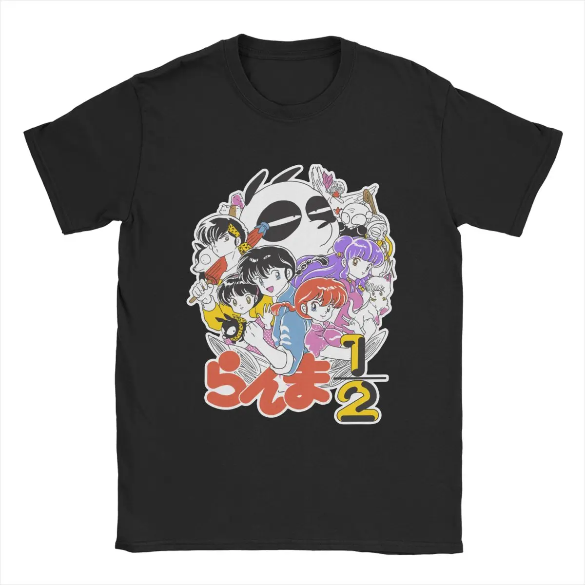 Ranma 1/2 футболка с аниме меняющим воина Мужская винтажная из чистого хлопка