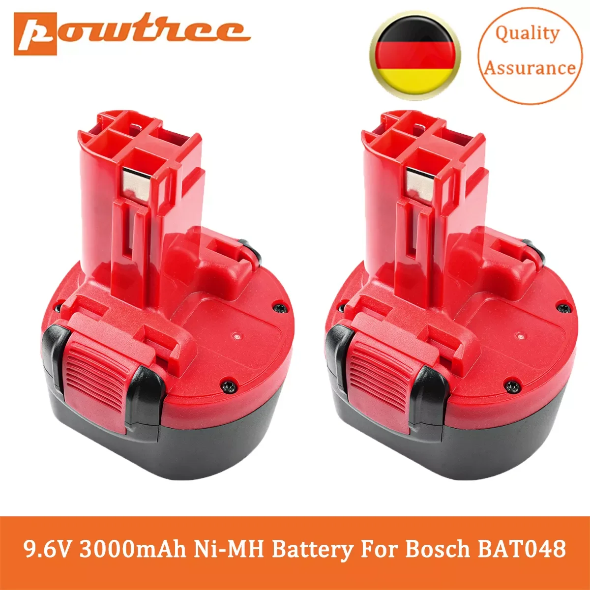 

3000mAh 9.6V NI-MH BAT048 Rechargeable Battery for Bosch PSR 960 BH984 BAT119 BAT100 BAT001 BPT1041 BH974 2607335260