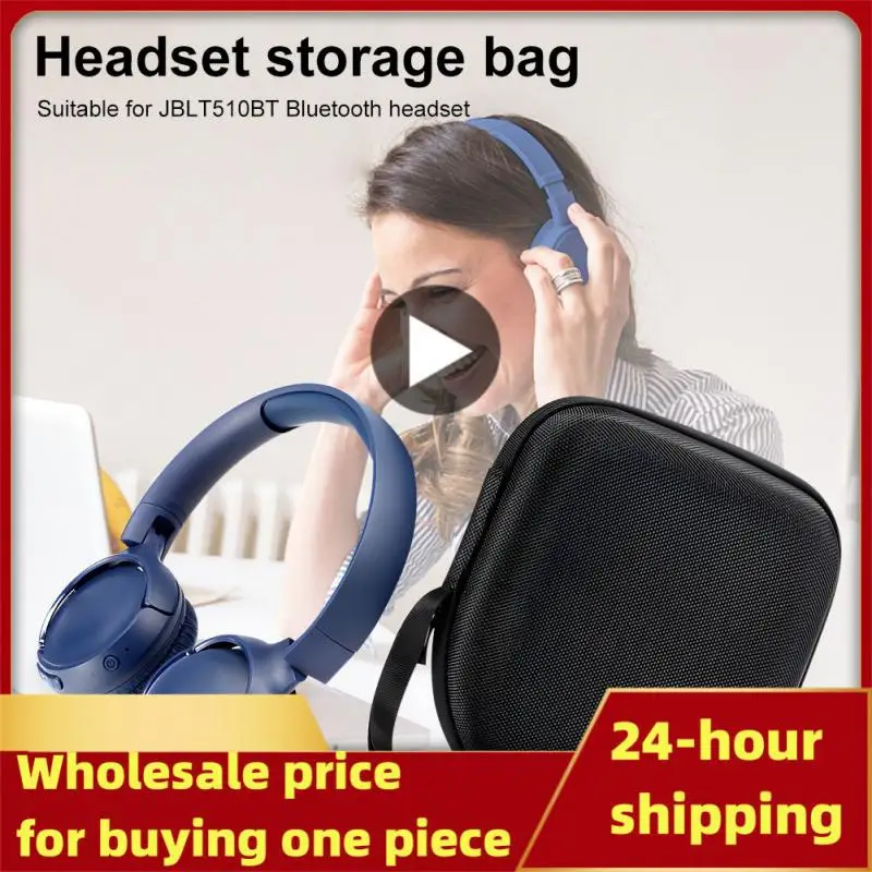 

Hard EVA Headphone Case Travel Carrying Case Cover for TUNE 510BT Wireless Headphones Box Portable Headset Storage Bag