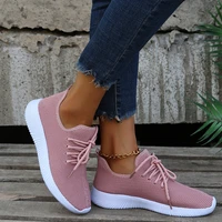 2022 flat sneakers solid color lace up women casual shoes outdoor non slip comfortable female walking shoes basketball sneaker