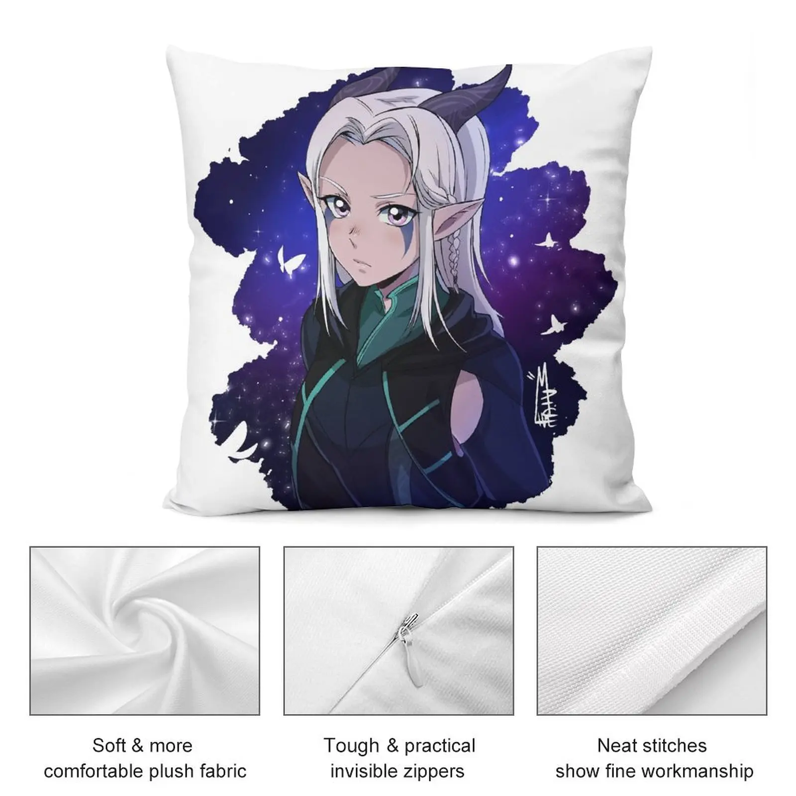 Осенние декоративные подушки The Dragon Prince Rayla наволочки для домашнего декора