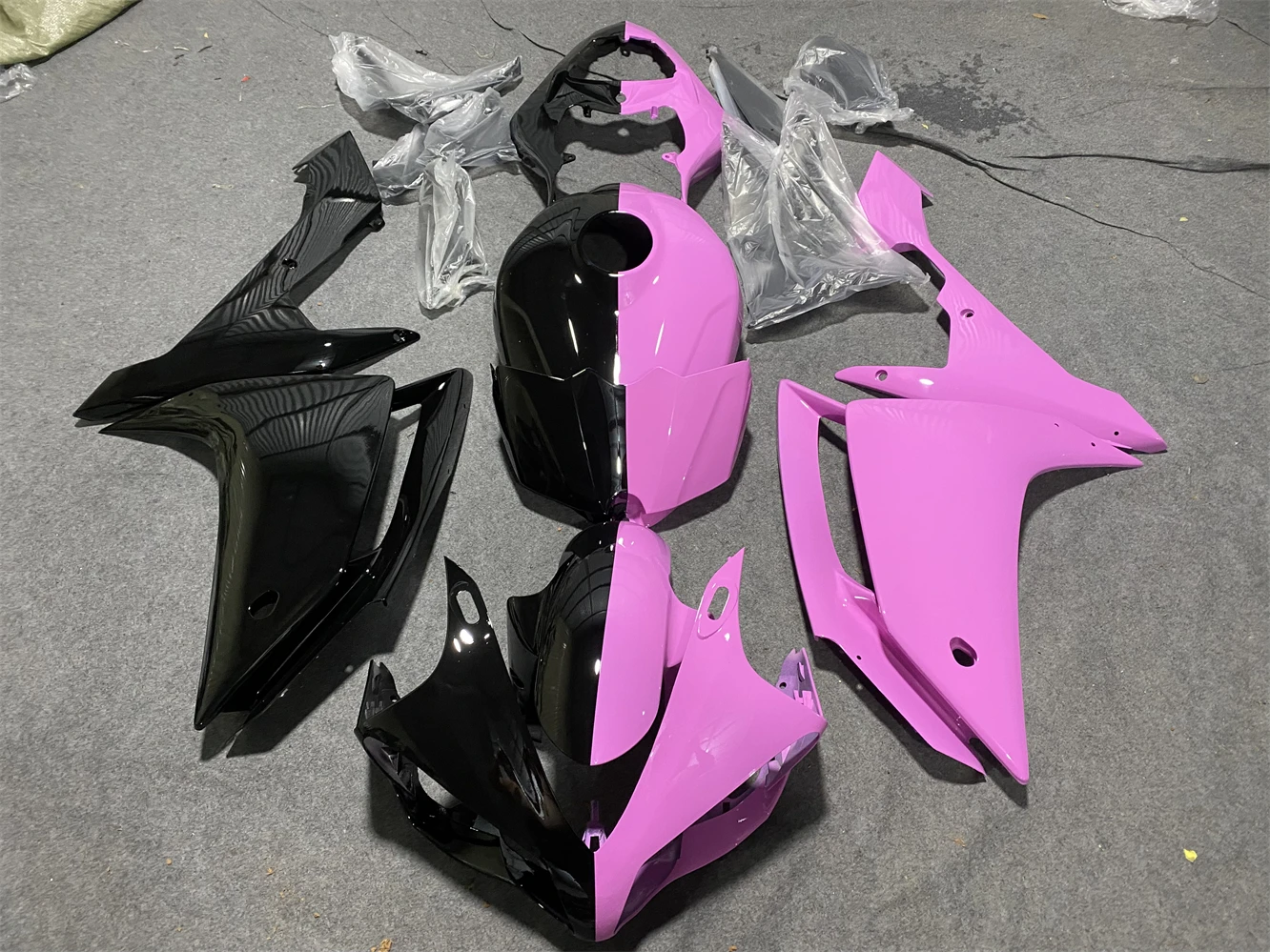 Обтекатель для мотоцикла подходит модели 2007 2008 YZF1000 07 08 обтекатель корпуса черный