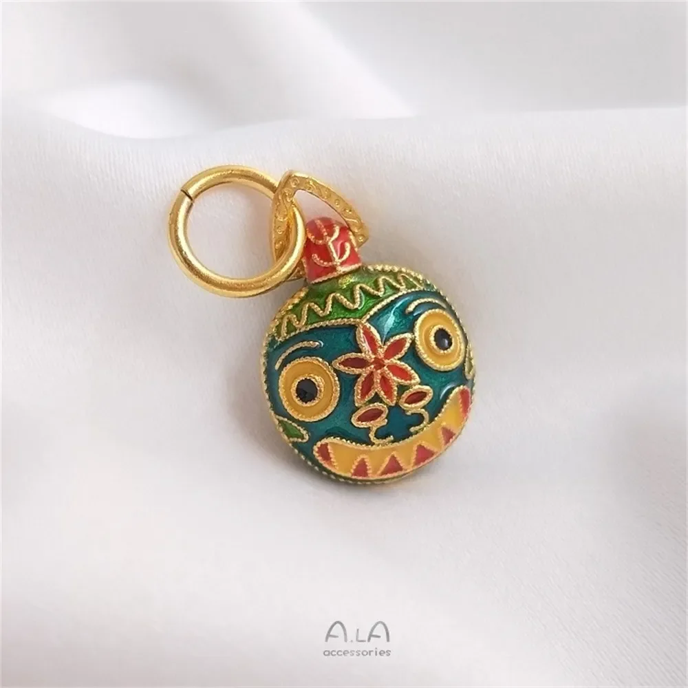 Золотой рос ласточка золотой зверь браслет кулон горящая синяя ручная веревка