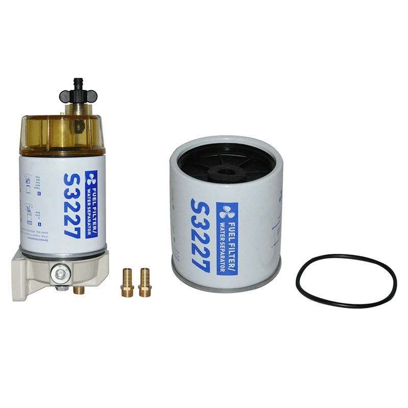 

2 Pcs S3227 Outboard Marine Marine Fuel Filter Fuel Water Separator Filter
