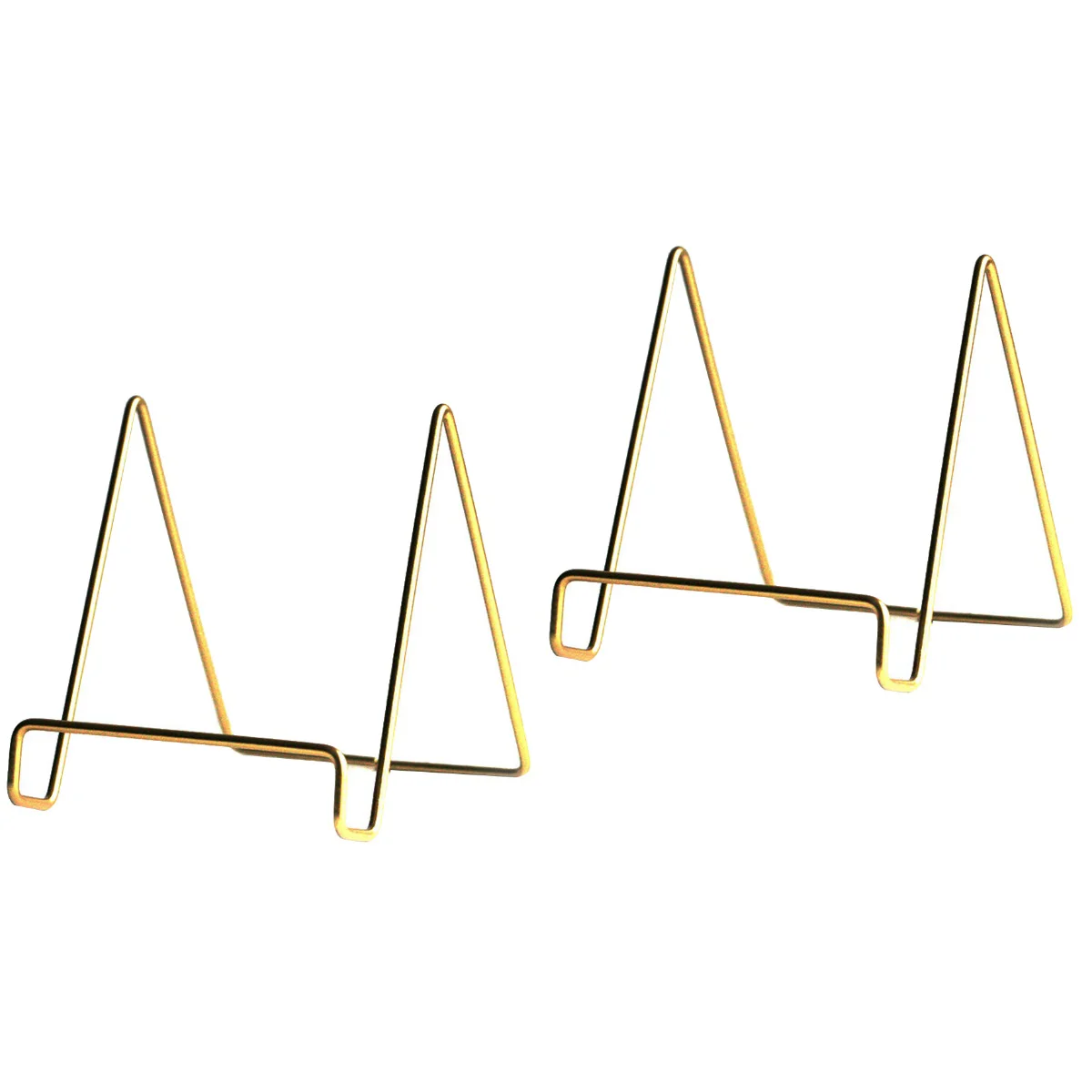 

2x Tablet Holder Stand Wire Easel Display Stand Metal Bookends Decorative Plate Holder Wire Book Holder