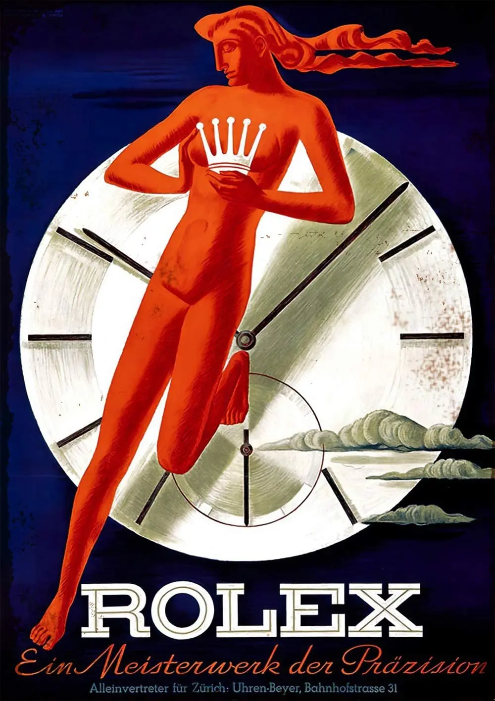 

Losea Rolex Metal Retro Vintage Tin Sign Bar Wall Decor Poster