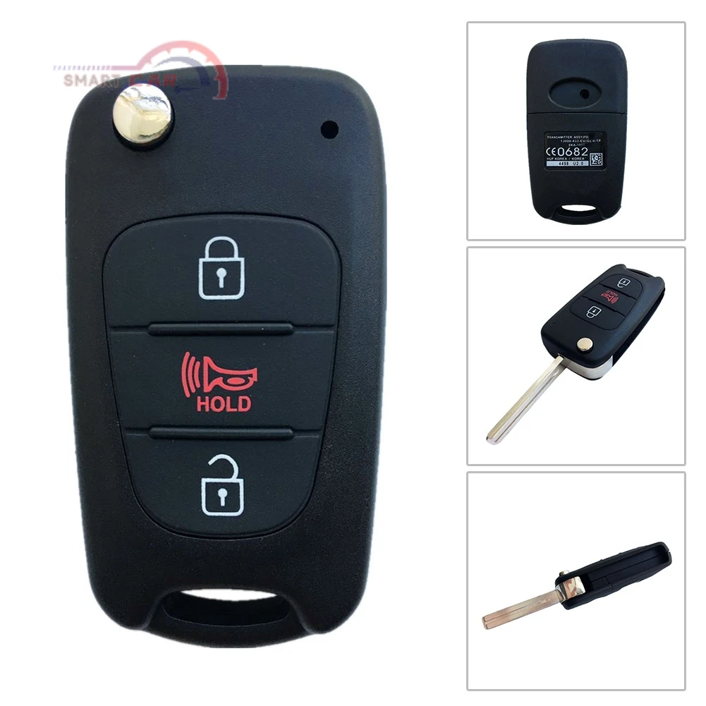 

Car Key cover Key Fob For Kia Sportage Soul 2012 2013 3Buttons Keyless