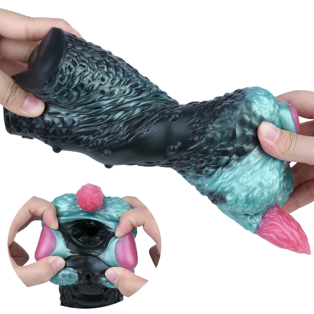 GEEBA имитация соля чашка для мастурбации животных мягкий силиконовый инструмент