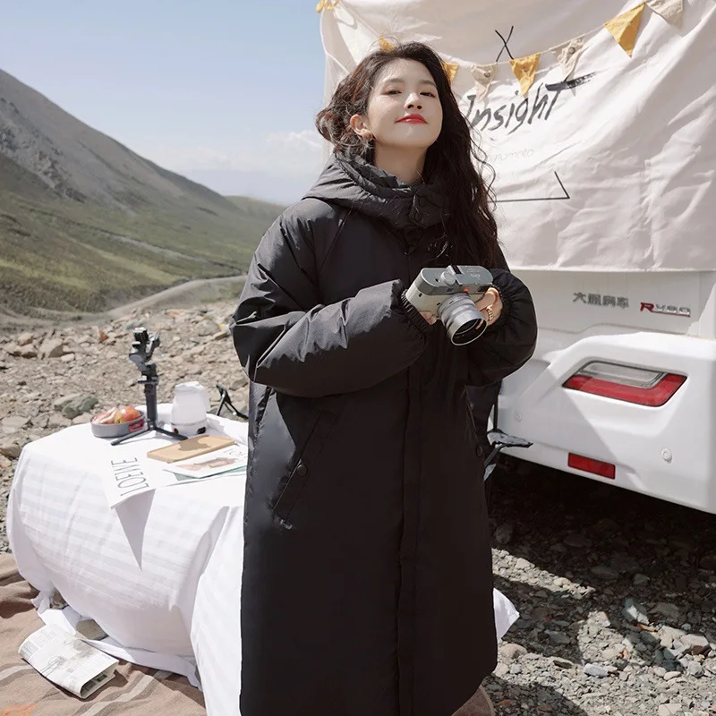 Winter Women's Cold Coat Parkas Super Hot Coats Long Hooded Cotton Jackets Loose Fashion Cheap Wholesale Women's Clothing