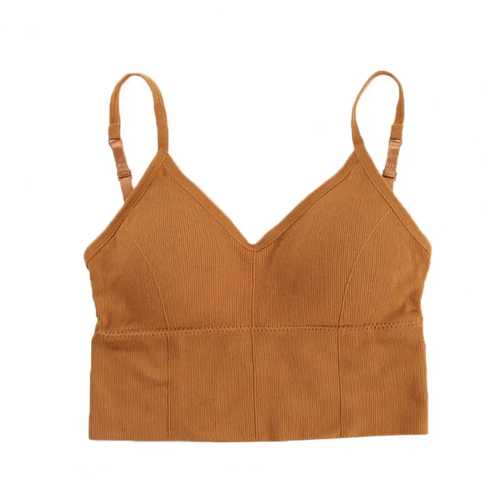 

Nylon Modern Removable Padded Sport Bras Breathable Workout Sports Bra Adjustable for Women