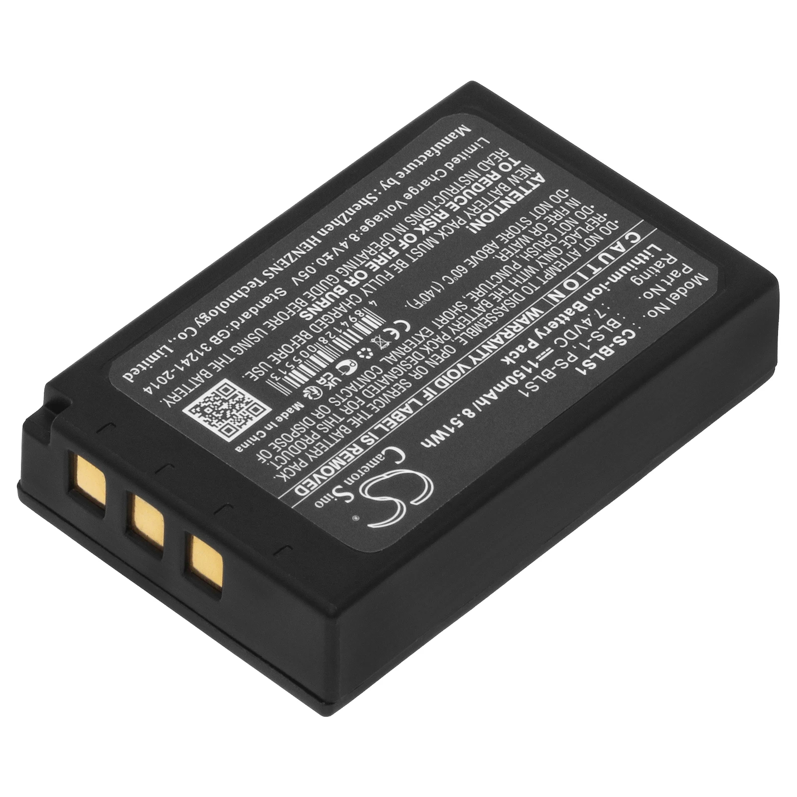 Литий-ионный аккумулятор для камеры Olympus 7 4 В 1150 мАч Evolt E-450 E-410 BLS-1 PS-BLS1