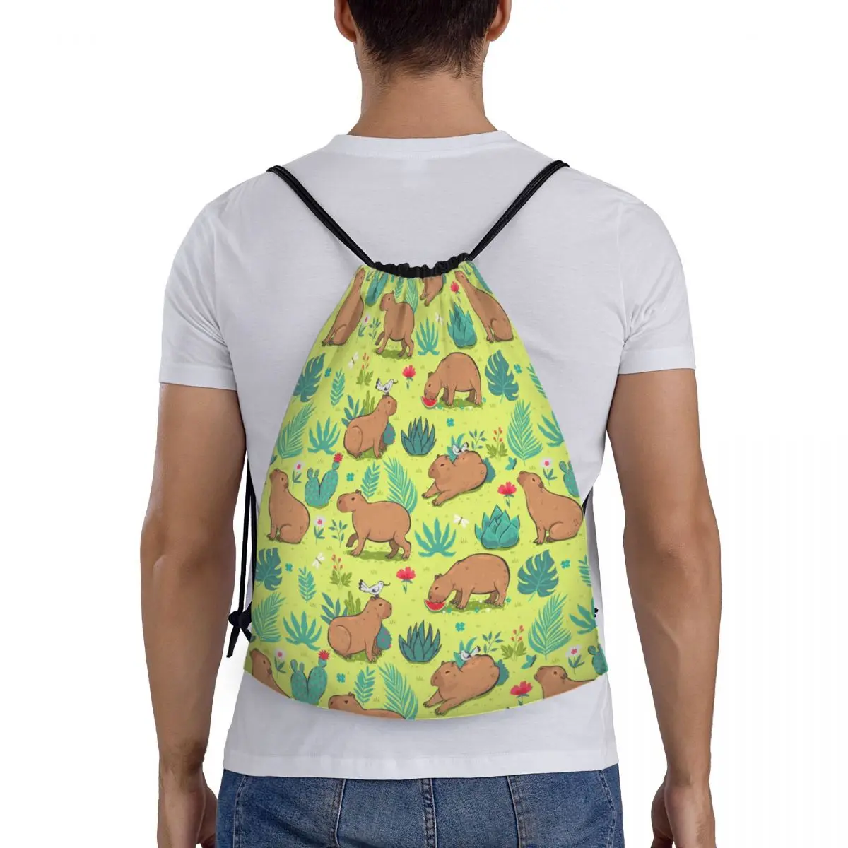 Милый рюкзак на шнурке спортивная сумка для тренажерного зала южноафриканского