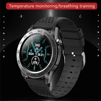 2022 smart watch men gps track recording fitness tracker full touch temperature monitor heart rate smartwatch for huawei xiaomi