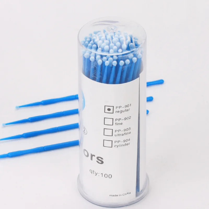 

Embroider Cotton Swabs Eyelash Grafting Eyelash Glue Removing Agent Paste Cleaning Rod Cotton Swab
