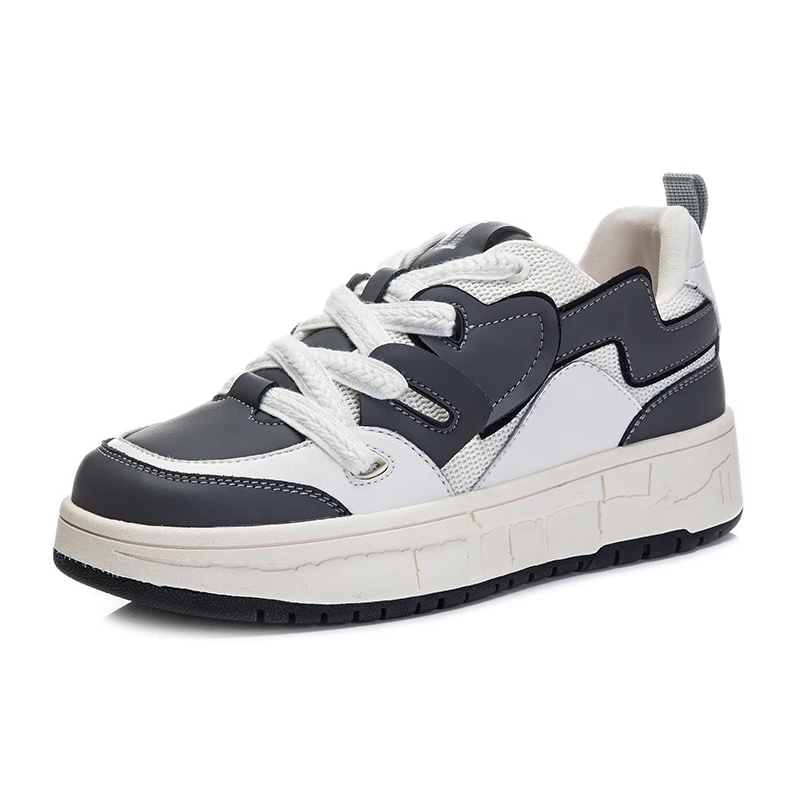 

Platform Sports Shoes Girls Flats Luxury Designer Casual Sneakers Women 2023 Fashion Spring Leather Running Chunky Tennis Female