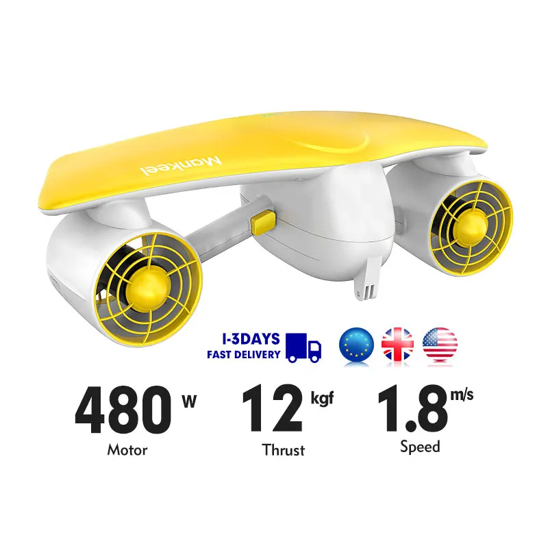

W7 Underwoter Scuter 500W Under Water Electric Diving Equipment Swim Jet Ski Motor Underwater Sea Scooter