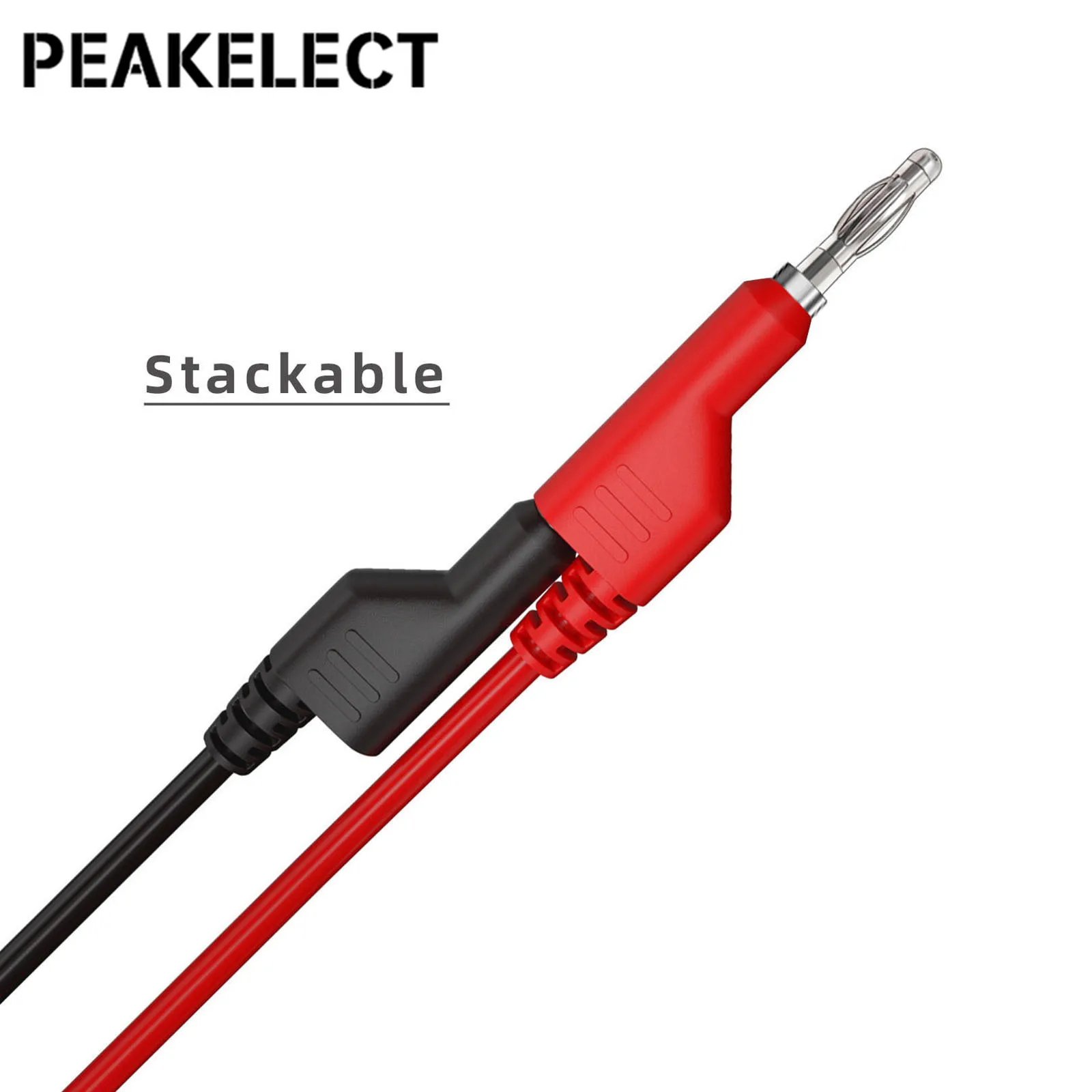 Peakchoose P1037 5 шт. 4 мм банановый штекер к зажиму типа крокодилы комплект тестовых