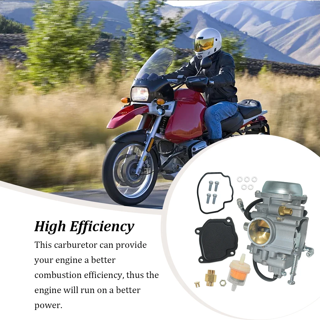 

Мотоциклетный воздушный фильтр карбюратора, подходит для автомобилей, бензиновый генератор, сменный карбюратор для King Quad 300 LTF4WDX