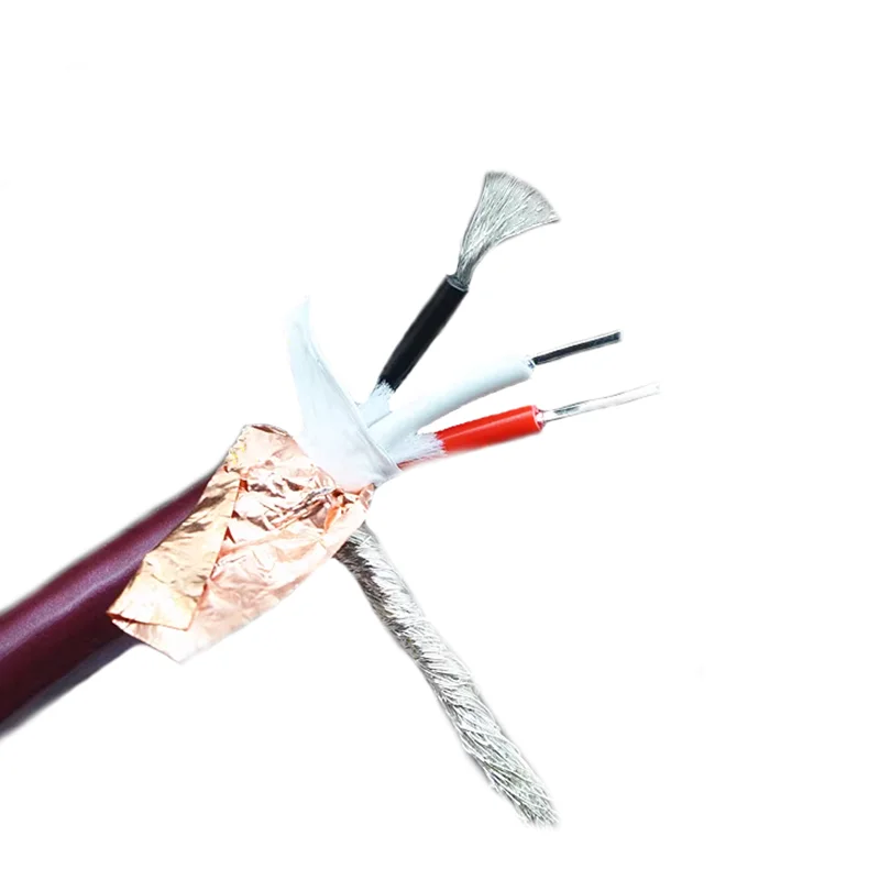 4N чистый серебристый квадратный кабель RCA сигнальный XLR сбалансированный HiFi