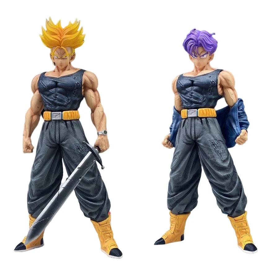 Dragon Ball Z Trunks Super Saiyan GK Аниме Фигурка 31 см Статуэтка из ПВХ Статуя DBZ Фигурки Кукла