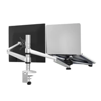 Height Adjustable Vesa Dual Monitor Holder Mount Arm laptop Stand 13-27" Desk Monitor lcd tv shelf mounted brackets