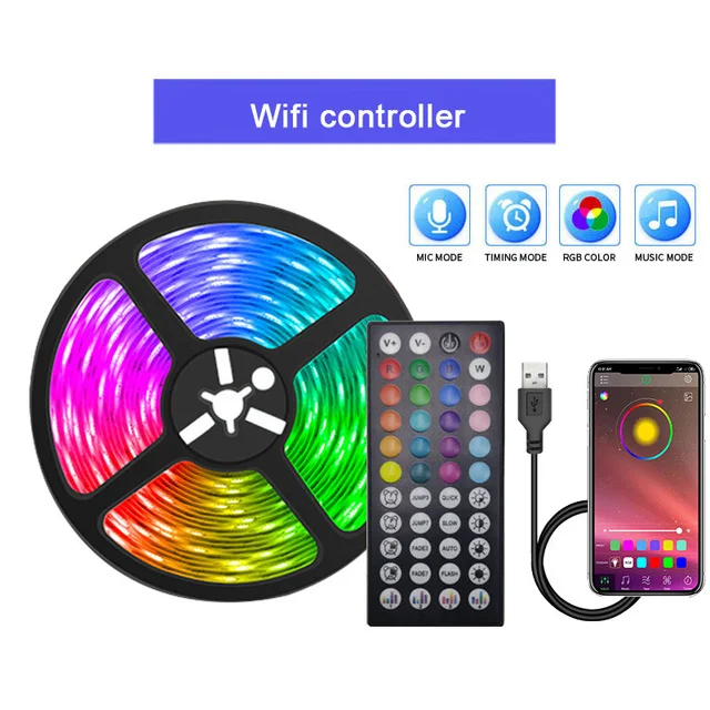 

RGB светодиодная лента LeiiGeeGo 5050 1м