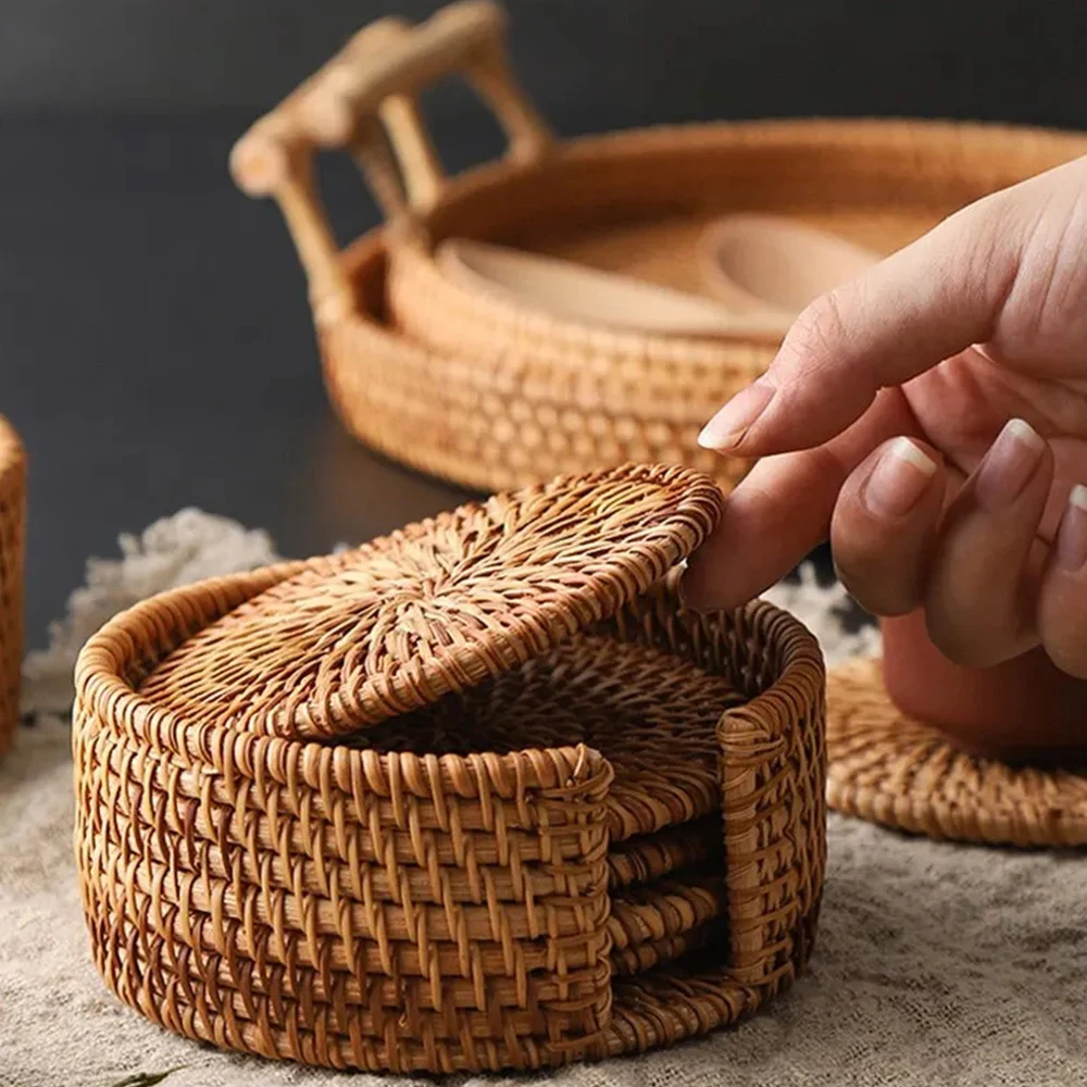 6 шт. подставки для напитков набор индивидуальных подставок стола изоляция