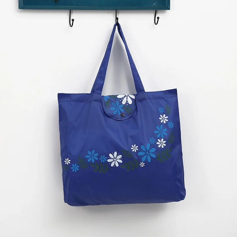 

Bag Shopping Foldable Pouch Shopper Reusable Portable Grocery Handbag Friendly Tote Eco Folding Organizer Bag Tote Oxford